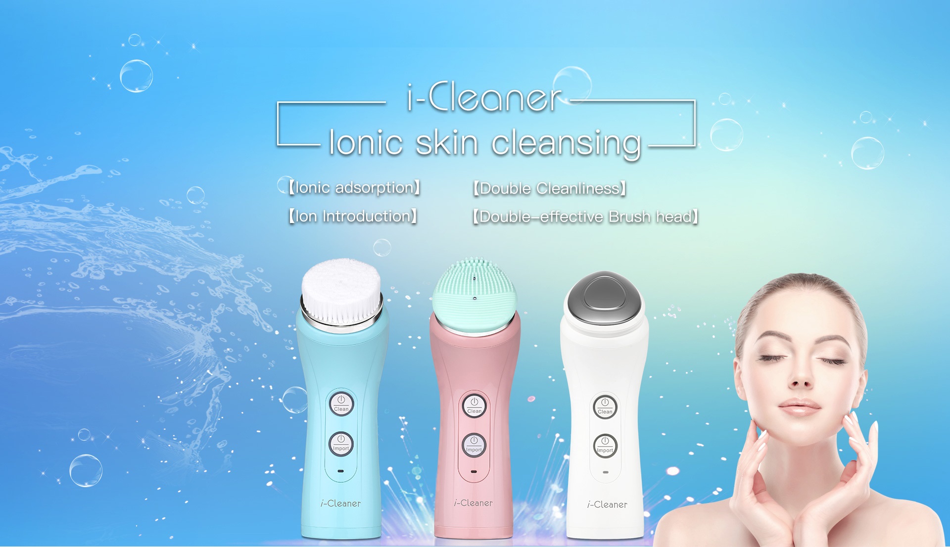 nanoTime Beauty i-Cleaner sonic skin cleansing